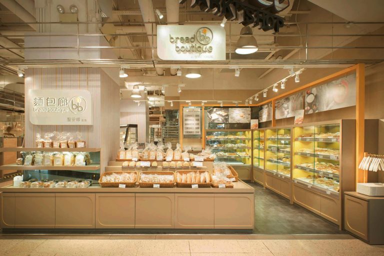 Bread Boutique by Saint Honore Hong Kong Store Signage, Graphic and New Interior Concept Design by Plaap Design