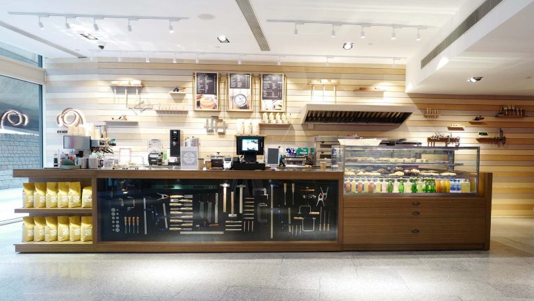 Madera Cafe Wong Chuk Hang Hong Kong Store Logo Re-design, New Interior Concept and Styling by Plaap Design