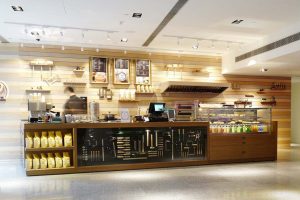 Madera Cafe Wong Chuk Hang Hong Kong Store Logo Re-design, New Interior Concept and Styling by Plaap Design