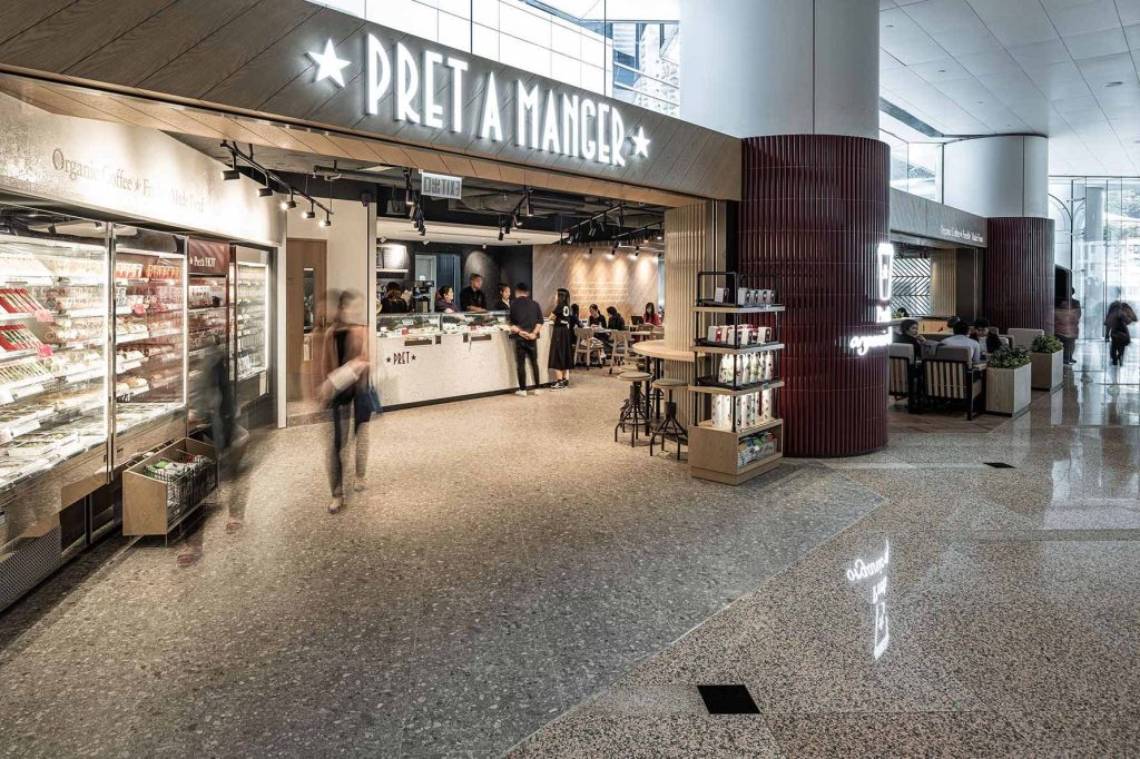 Pret A Manger Devon House Hong Kong Store Interior Design and Styling by Plaap Design