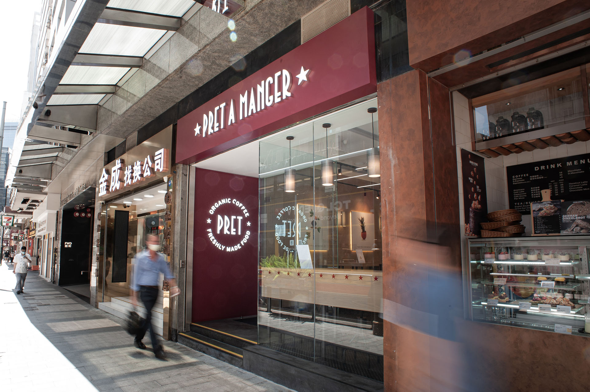 Pret A Manger FWD Financial Centre Hong Kong Store Interior Design and Styling by Plaap Design