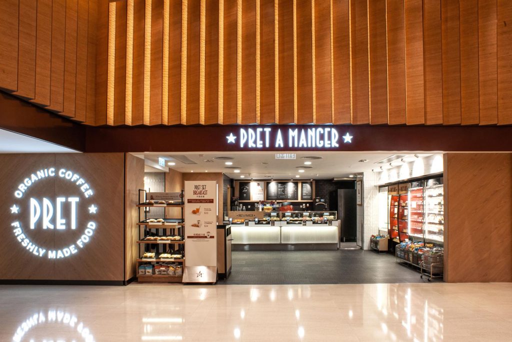 Pret A Manger Landmark Hong Kong Store Interior Design and Styling by Plaap Design