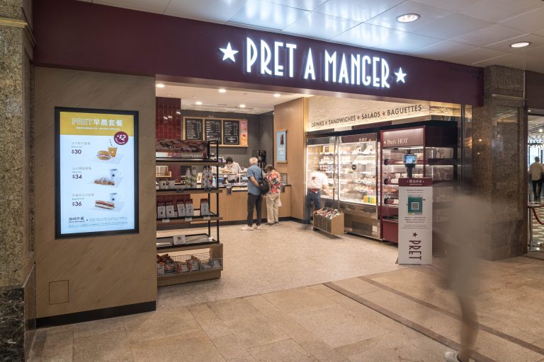Pret A Manger Telford Plaza Hong Kong Store Interior Design and Styling by Plaap Design