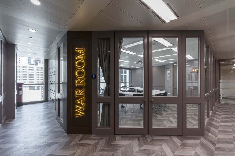 War Room Central Hong Kong Co-working Space Logo, Interior Design and Styling by Plaap Design