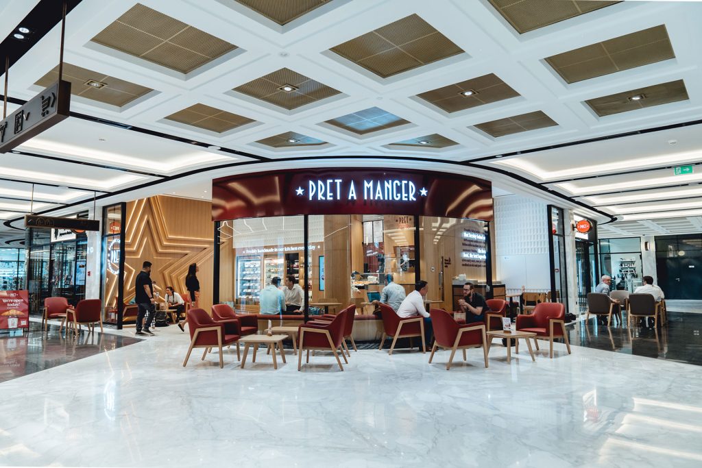 Pret A Manger Dubai United Arab Emirates Store Interior Design and Styling by Plaap Design
