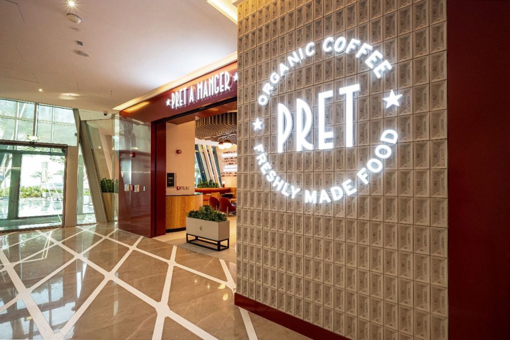 Pret A Manger Doha Qatar Store Interior Design and Styling by Plaap Design