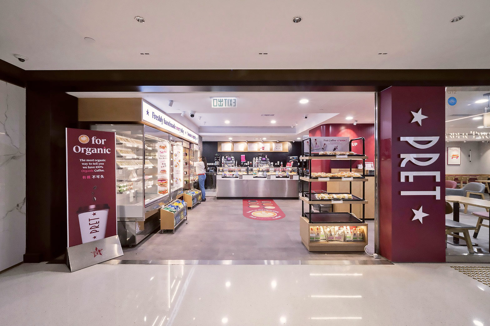 Pret A Manger Lee Garden Two Hong Kong Store Interior Design and Styling by Plaap Design