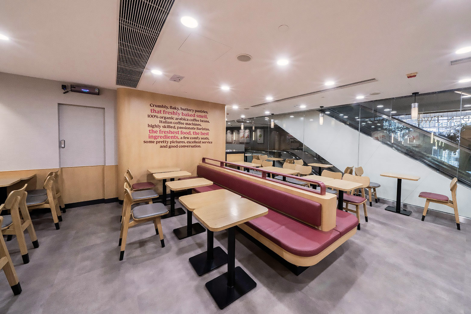 Pret A Manger Lee Garden Two Hong Kong Store Interior Design and Styling by Plaap Design