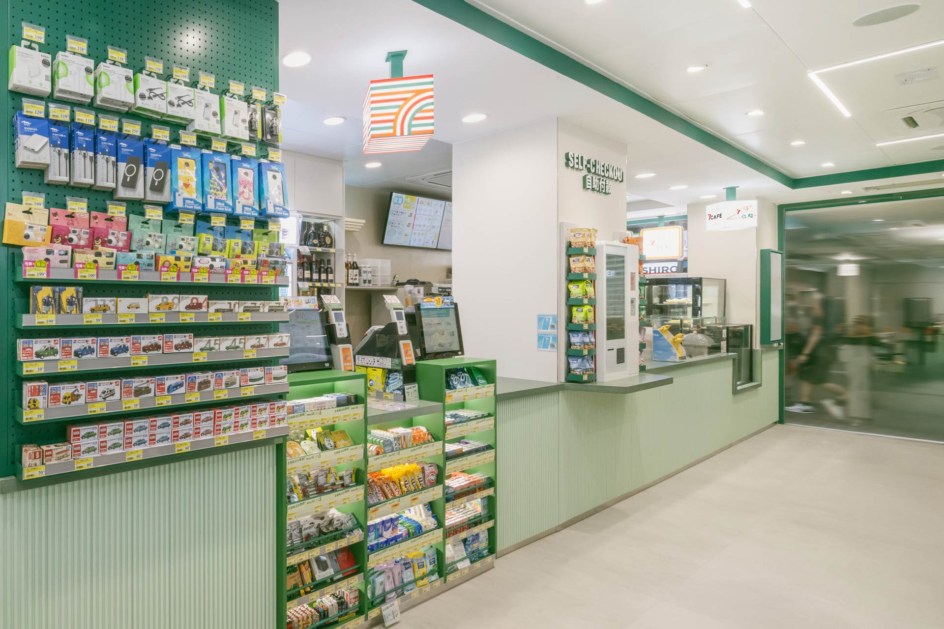 7-Eleven Concept Store Causeway Bay Hong Kong Store Interior, Signage and Artwork Design by Plaap Design
