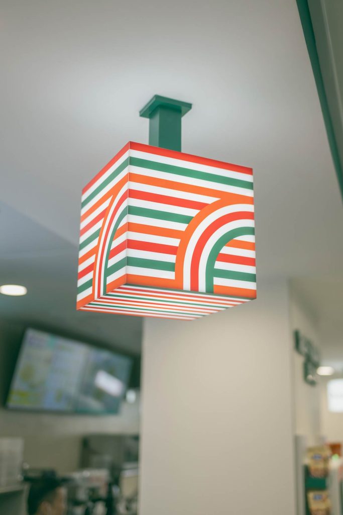 7-Eleven Concept Store Causeway Bay Hong Kong Store Interior, Signage and Artwork Design by Plaap Design
