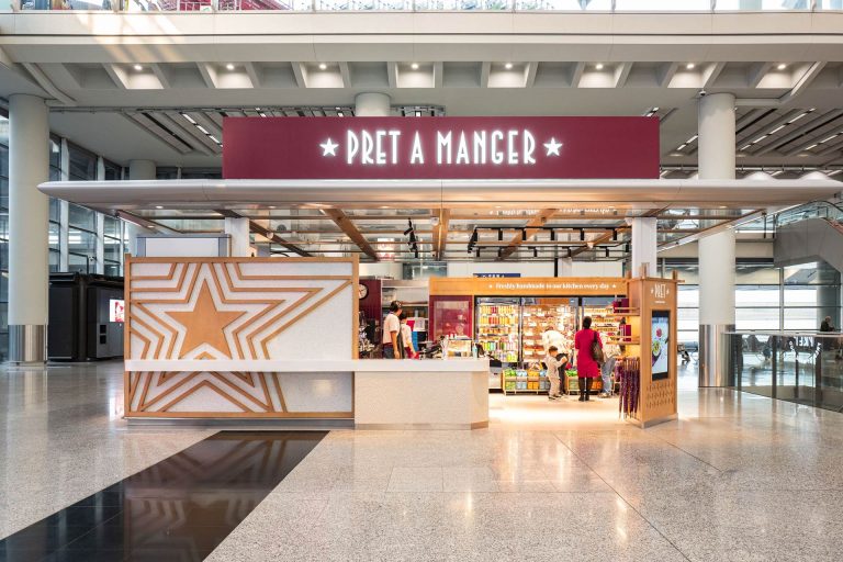 Pret A Manger Hong Kong International Airport Store Detail Design by Plaap Design