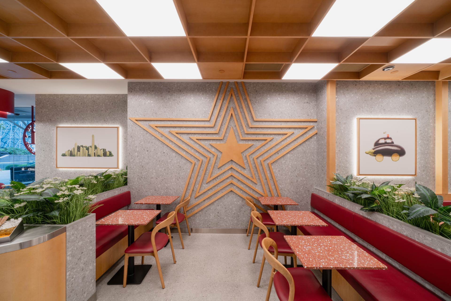 Pret A Manger IFC Hong Kong Store Detail Design by Plaap Design