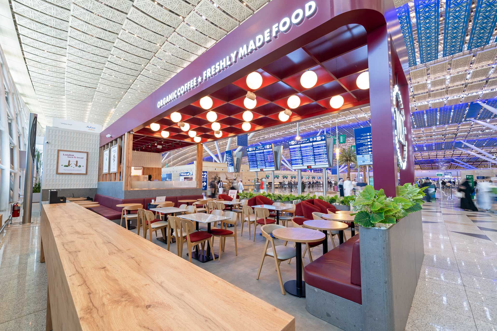 Pret A Manger Saudi Arabia Store Interior Design and Styling by Plaap Design
