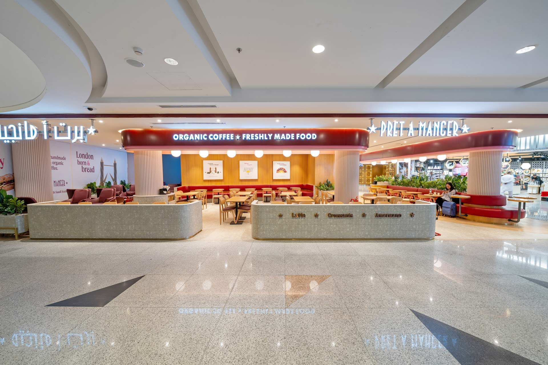 Pret A Manger Saudi Arabia Store Interior Design and Styling by Plaap Design