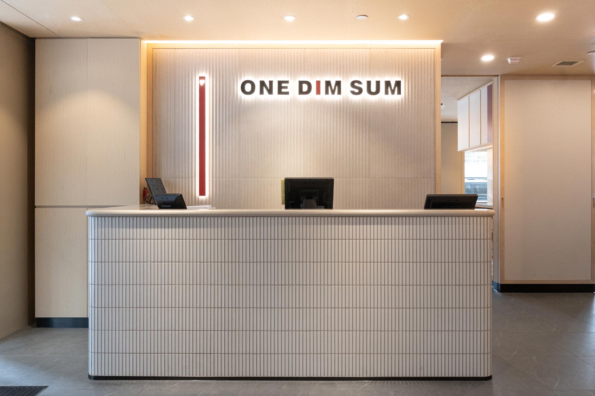 One Dim Sum Prince Edward Hong Kong Store Interior, Artwork and Graphic Design by Plaap Design