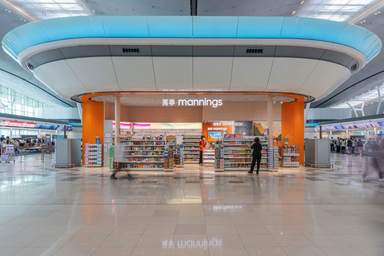 Mannings Hong Kong International Airport Interior Design Consultancy by Plaap Design